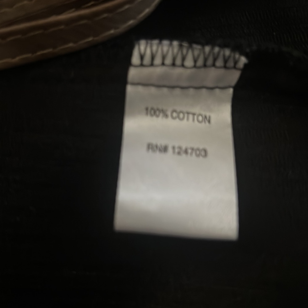 🌞2/$30 REBECCA MALONE Vest Black Corduroy size X-Large EUC 100% Cotton - Picture 4 of 5